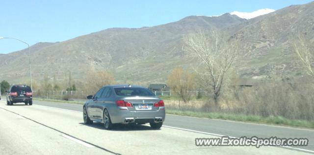 BMW M5 spotted in I-15, Utah