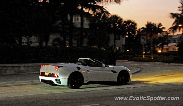 Ferrari California spotted in Ft Lauderdale, Florida