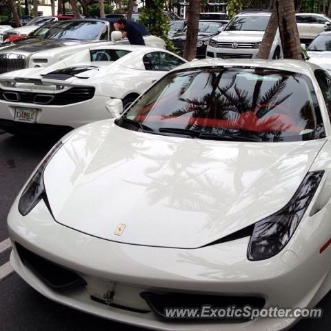 Ferrari 458 Italia spotted in Miami, Florida