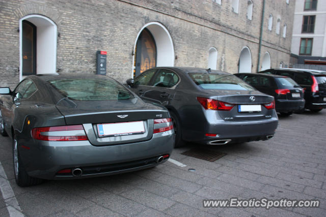 Aston Martin DB9 spotted in Copenhagen, Denmark