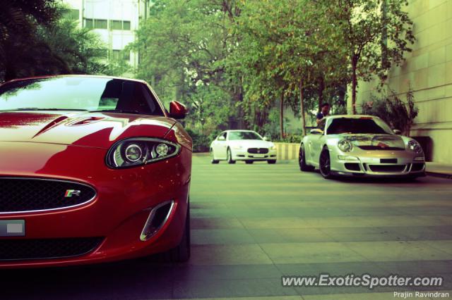 Jaguar XKR spotted in Bangalore, India