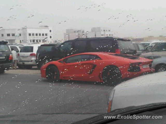 Lamborghini Aventador spotted in Doha, Qatar