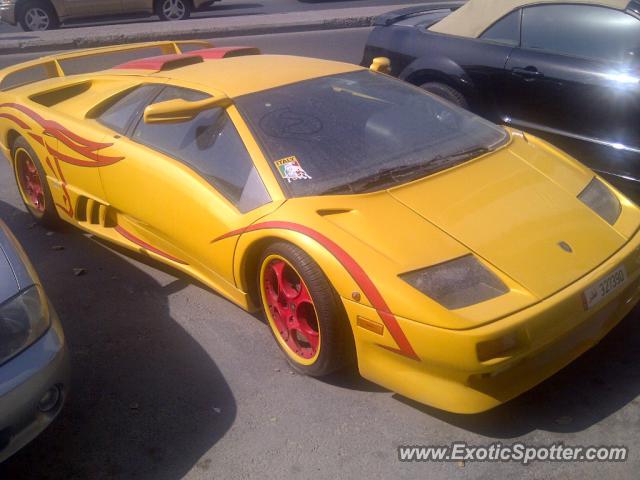 Lamborghini Diablo spotted in Doha, Qatar