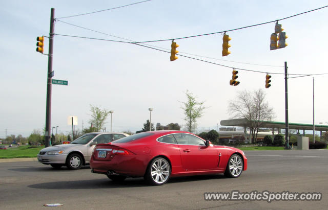 Jaguar XKR spotted in Columbus, Ohio