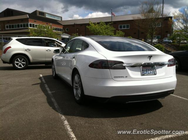 Tesla Model S spotted in Bremerton, Washington