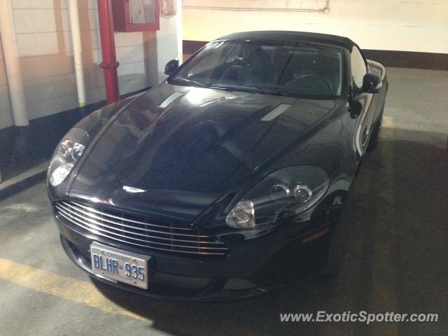 Aston Martin DB9 spotted in Toronto, Canada