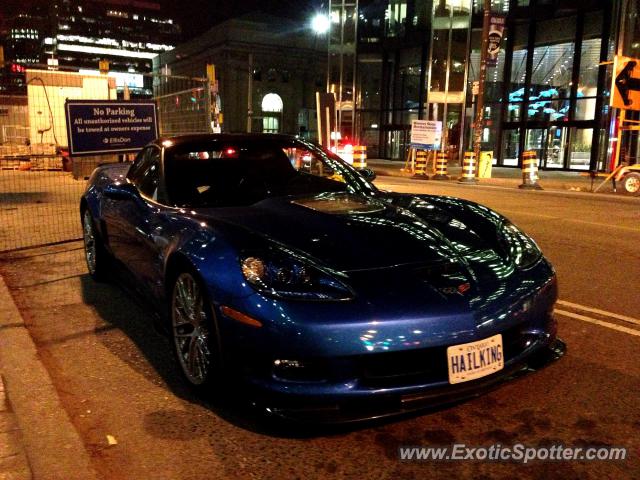 Chevrolet Corvette ZR1 spotted in Toronto, Canada