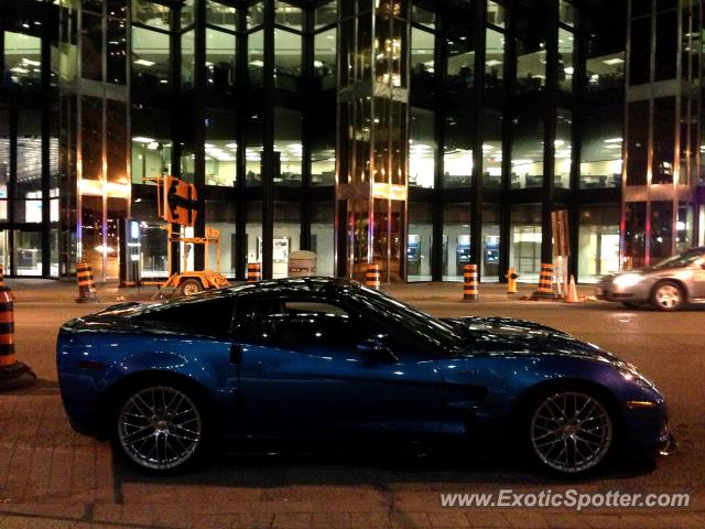 Chevrolet Corvette ZR1 spotted in Toronto, Canada