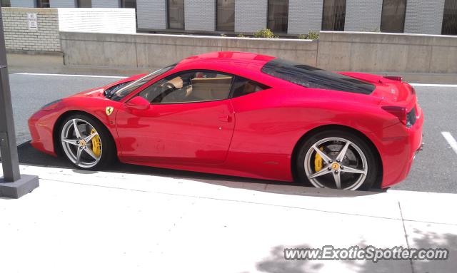Ferrari 458 Italia spotted in Hyattsville, Maryland