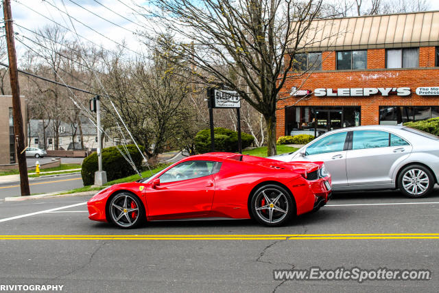 Ferrari 458 Italia spotted in Greenwich, Connecticut