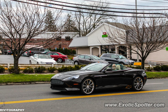 Aston Martin Virage spotted in Greenwich, Connecticut