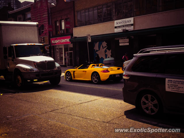 Porsche Carrera GT spotted in Toronto, Canada