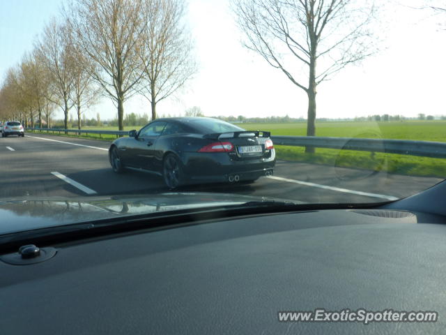 Jaguar XKR-S spotted in Breda, Netherlands