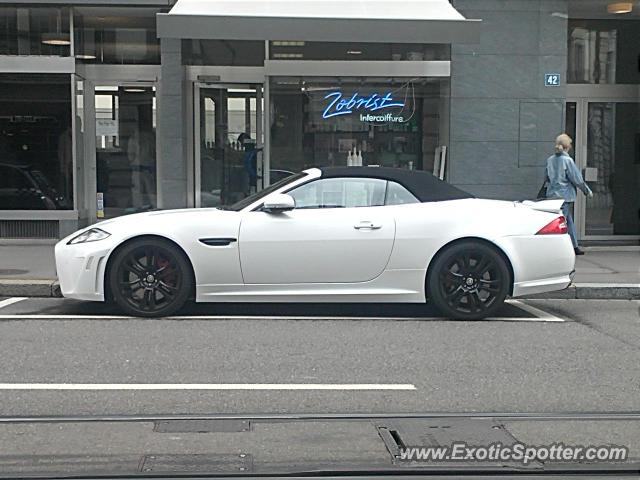 Jaguar XKR-S spotted in Zürich, Switzerland