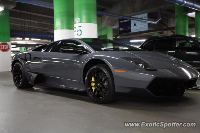 Lamborghini Murcielago spotted in Boston, Massachusetts