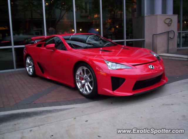 Lexus LFA spotted in Dallas, Texas