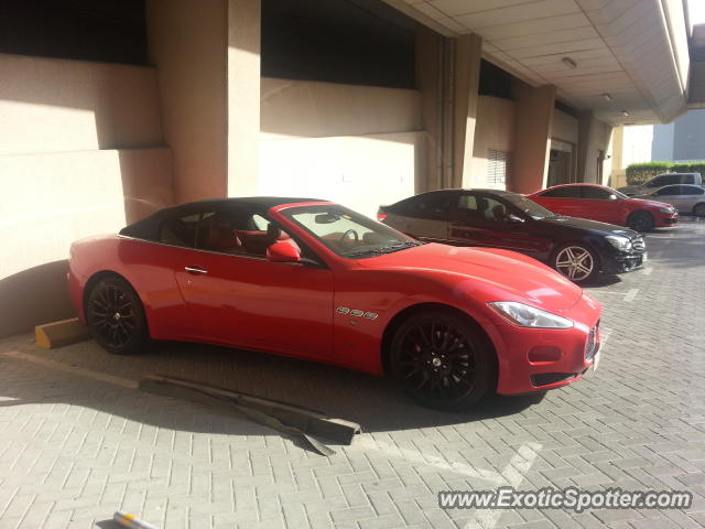 Maserati GranCabrio spotted in Dubai, United Arab Emirates
