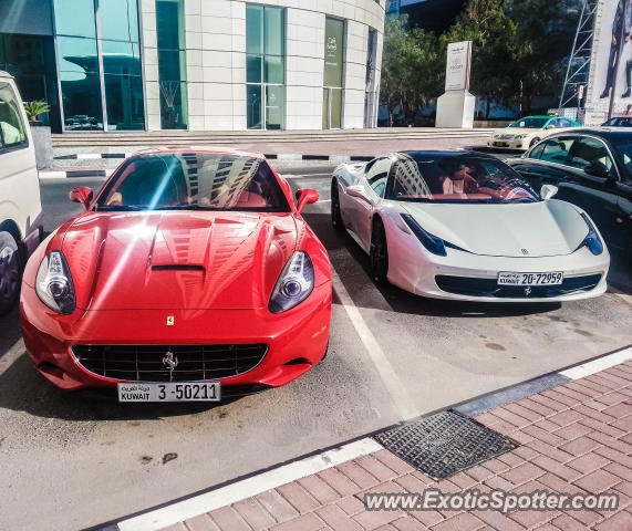 Ferrari 458 Italia spotted in Dubai, United Arab Emirates