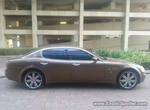 Maserati Quattroporte spotted in Dubai, United Arab Emirates