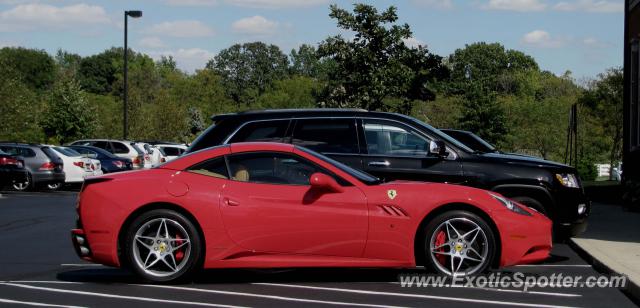 Ferrari California spotted in New Albany, Ohio