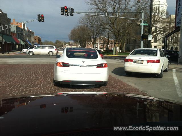 Tesla Model S spotted in Seward, Nebraska