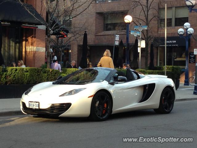 Mclaren MP4-12C spotted in Toronto, Canada