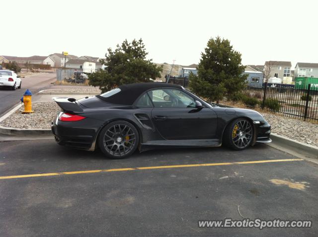 Porsche 911 Turbo spotted in Falcon, Colorado