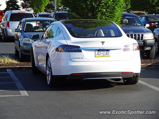 Tesla Model S spotted in Hershey, Pennsylvania