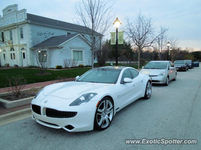 Fisker Karma spotted in Long Grove, Illinois