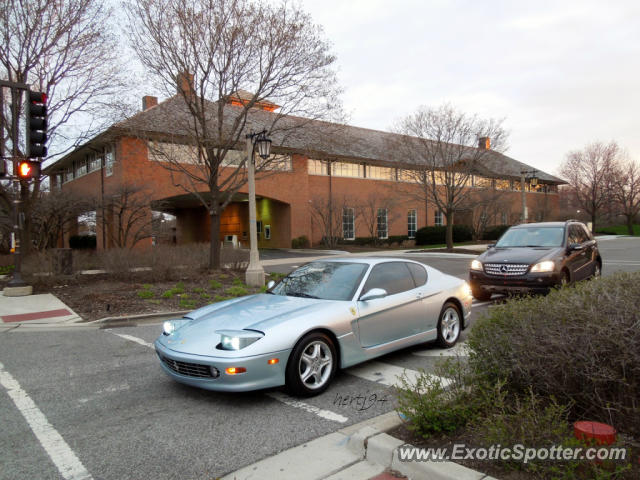 Ferrari 456 spotted in Lake Forest, Illinois