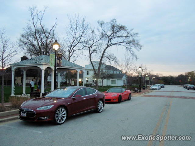 Tesla Model S spotted in Long Grove, Illinois