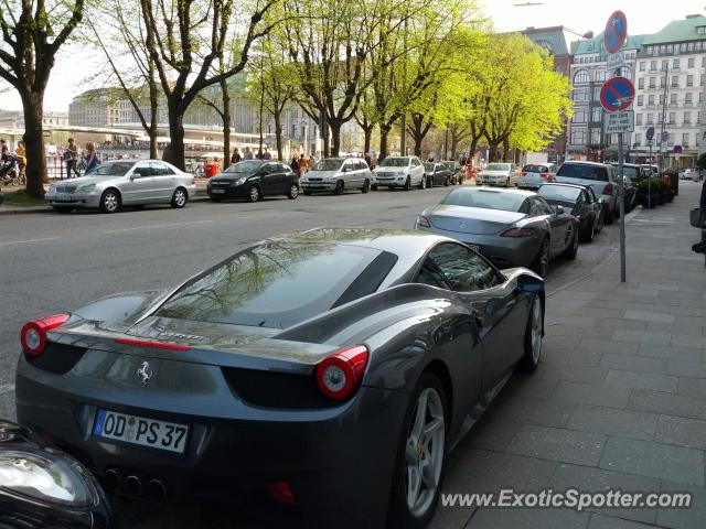 Ferrari 458 Italia spotted in Hamburg, Germany