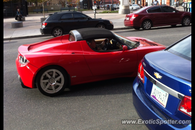 Tesla Roadster spotted in Denver, Colorado