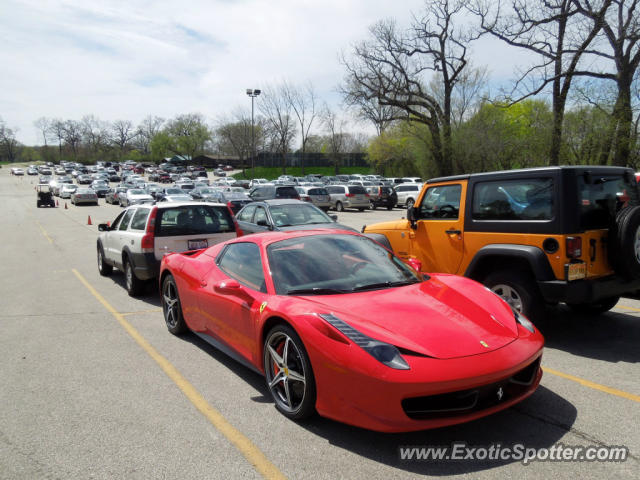 Ferrari 458 Italia spotted in Long Grove, Illinois