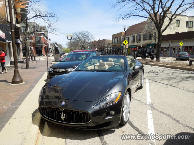 Maserati GranCabrio spotted in Highland Park, Illinois