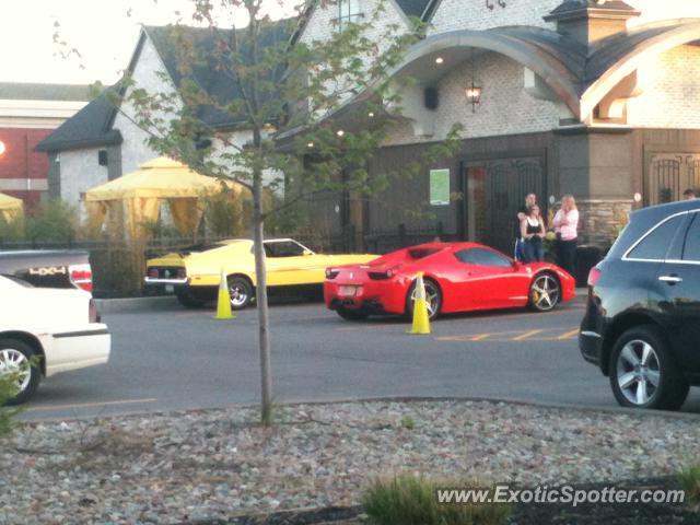Ferrari 458 Italia spotted in Pittsford, New York