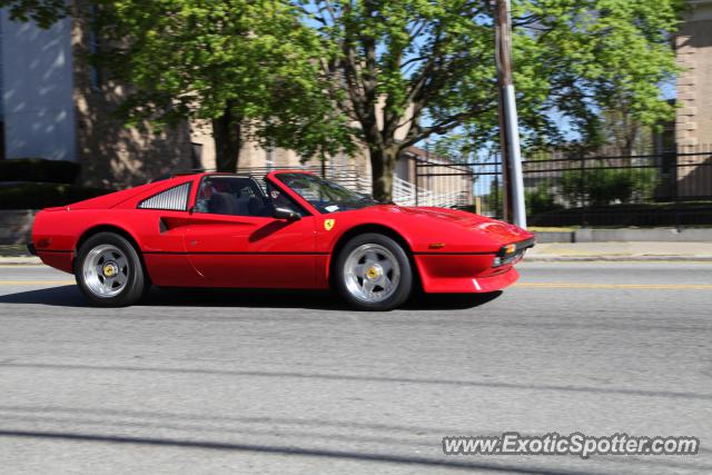 Ferrari 308 spotted in Waltham, Massachusetts