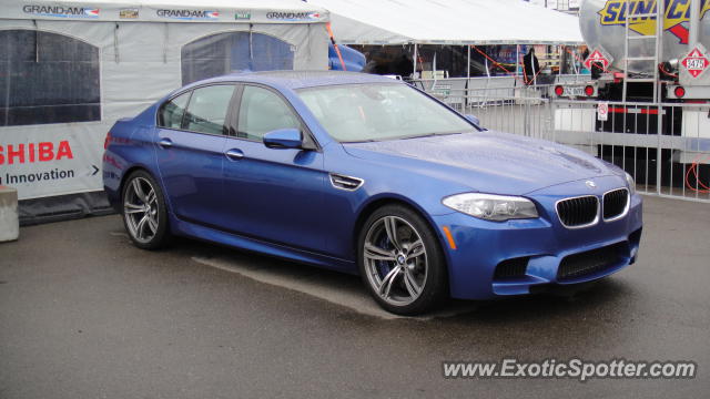 BMW M5 spotted in Watkins Glen, New York