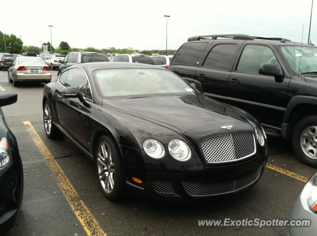Bentley Continental spotted in Victor, New York