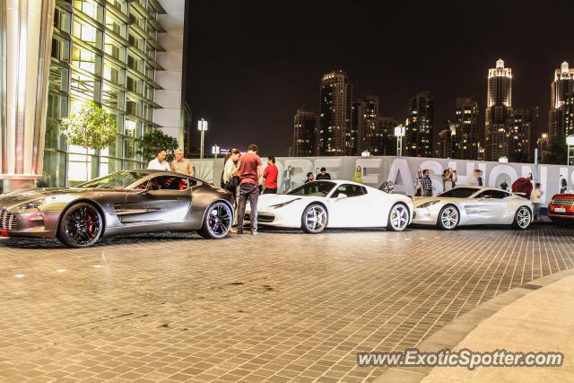 Aston Martin One-77 spotted in Dubai, United Arab Emirates
