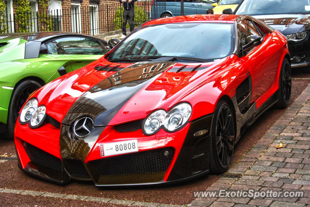 Mercedes SLR spotted in London, United Kingdom