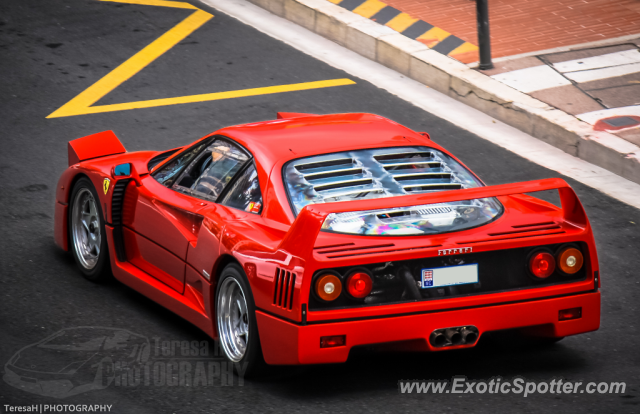 Ferrari F40 spotted in Monaco, Monaco