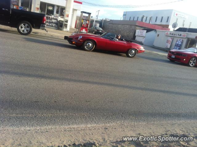 Jaguar E-Type spotted in Timmins, Canada