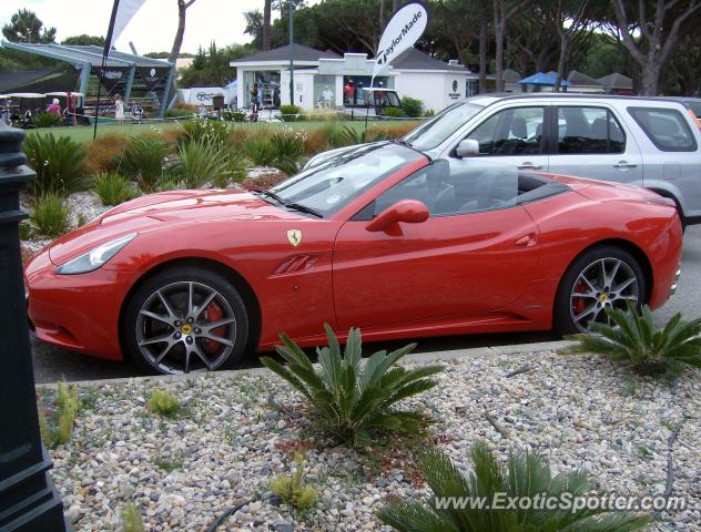 Ferrari California spotted in Almancil, Portugal