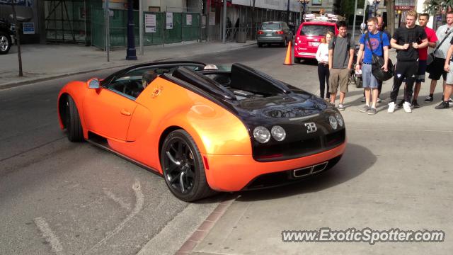 Bugatti Veyron spotted in Toronto, Canada