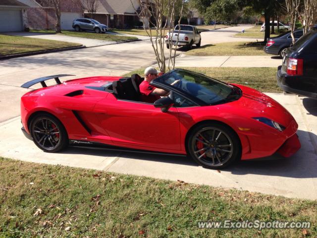 Lamborghini Gallardo spotted in Houston, Texas
