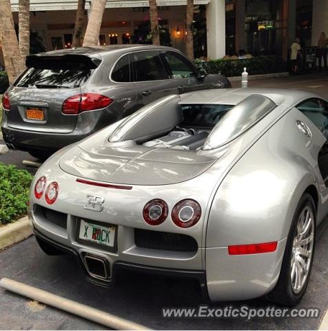 Bugatti Veyron spotted in Miami, Florida