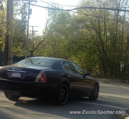 Maserati Quattroporte spotted in Newton, Massachusetts