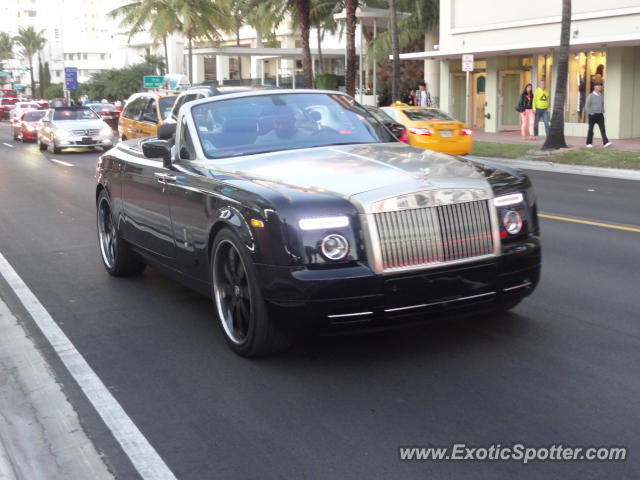 Rolls Royce Phantom spotted in Miami Beach, Florida