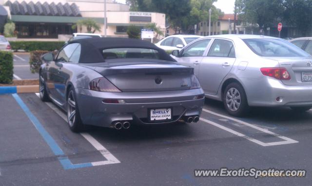 BMW M6 spotted in Anaheim, California